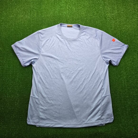 Mcdonalds Employee Tshirt Mens XL Blue Short Sleeve‎ Uniform Work Wear Polyester - Picture 1 of 8